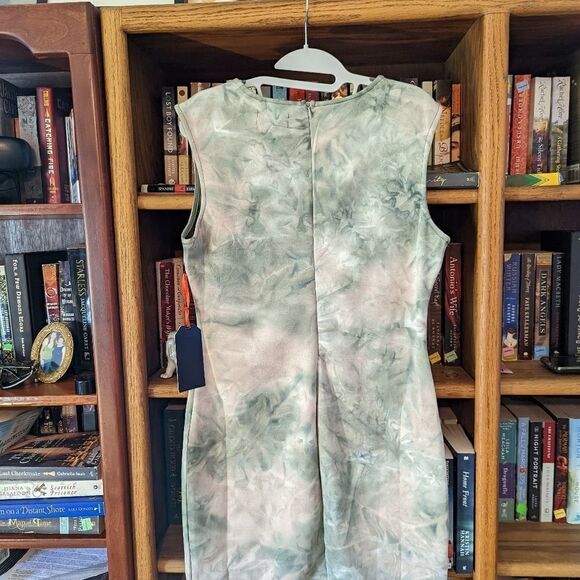 C'EST toi black label body con multi colored mini dress sz l nwt - Picture 4 of 5